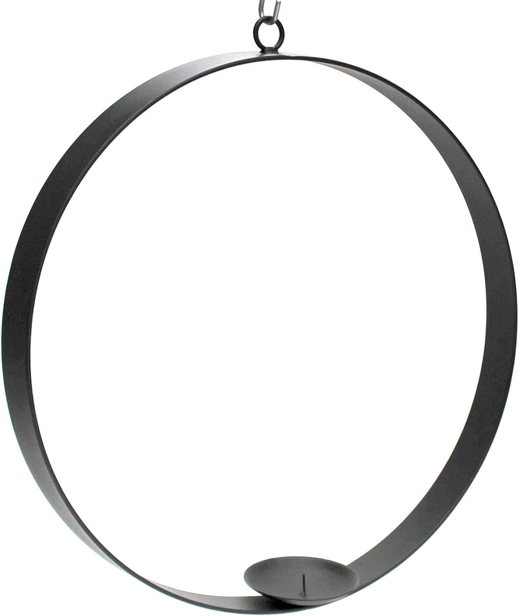 Kerzenhalter aus Metall rund