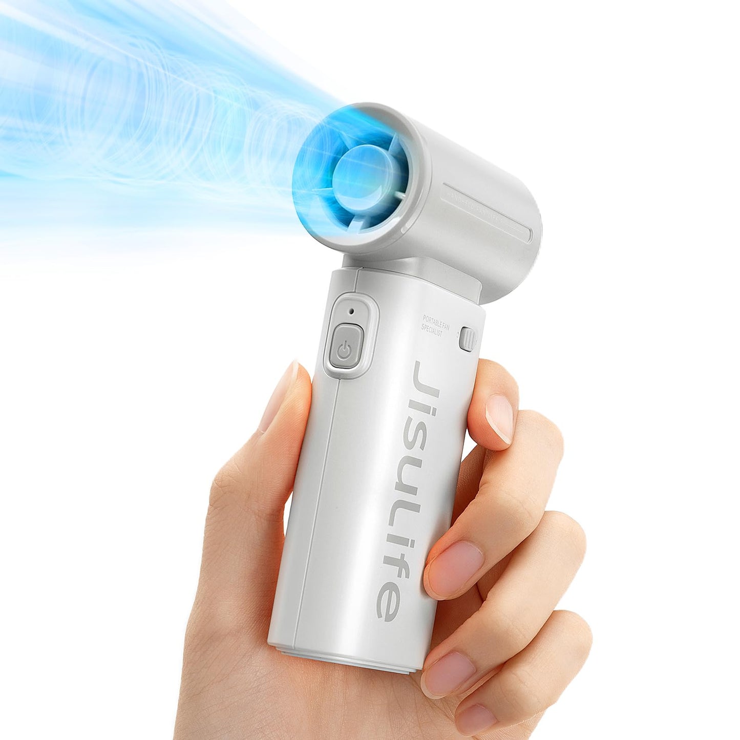 Tragbarer Handventilator, 3600mAh Grau
