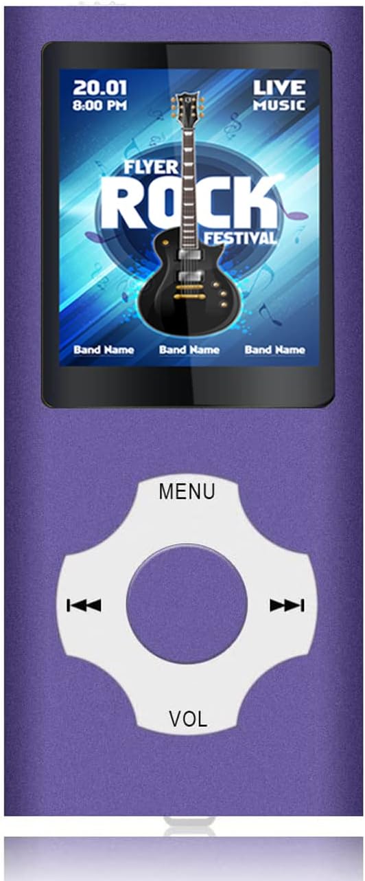 MP3/MP4 Musik- und Mediaplayer, Violett