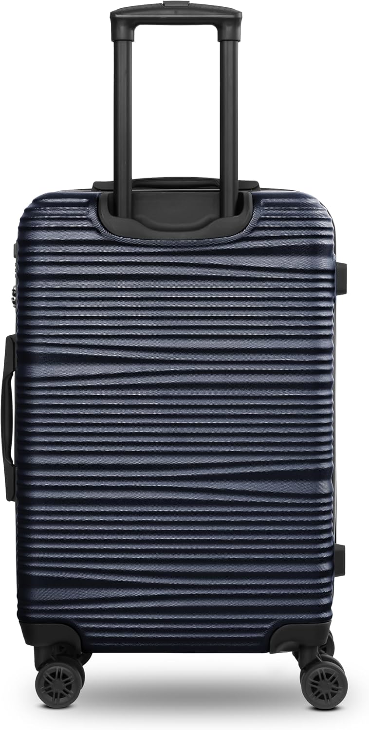 Essentials 16 Hartschalenkoffer-Set, 3-teilig mit TSA-Schloss, Dark Blue Kofferset (3-teilig)