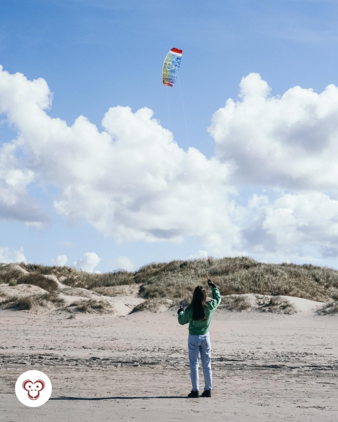 Airtwister 1.8 Lenkmatte mit Packsack & Flugschlaufen, Limegreen 180.0 Zentimeter