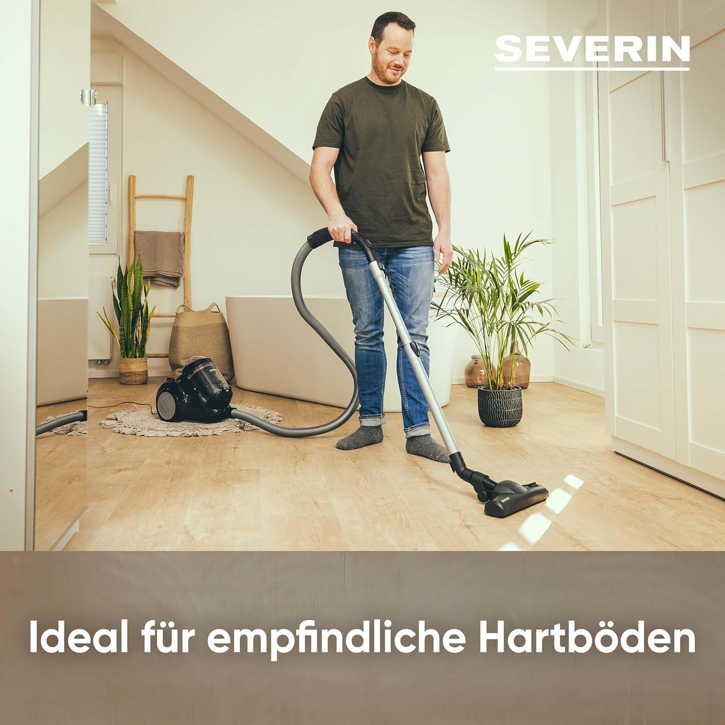 Beutelloser Zyklon-Staubsauger CY 7089, HEPA 13 Filter, 750 W, 2.1 L