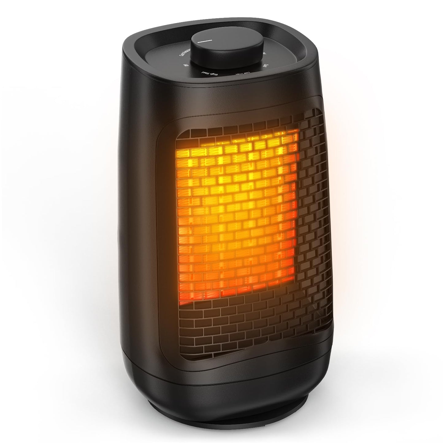 Heizlüfter mit Thermostat und Schwenkfunktion, X-Large Gelb