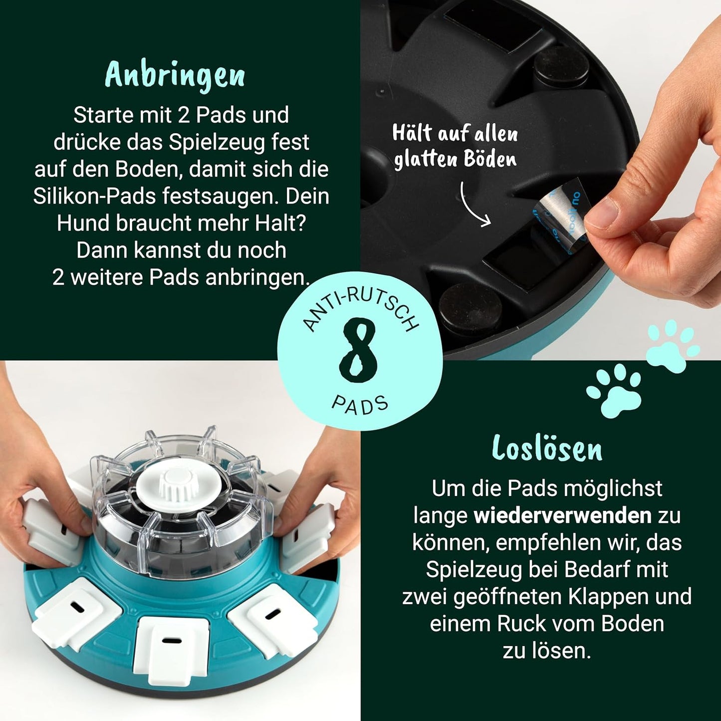 Intelligenzspielzeug mit Fütterungsfunktion