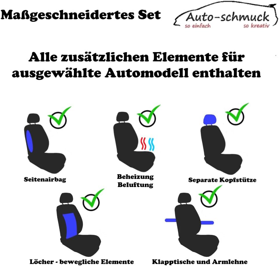 Sitzbezüge für Transit Connect II P1 ab 2014, CONNECT II P1