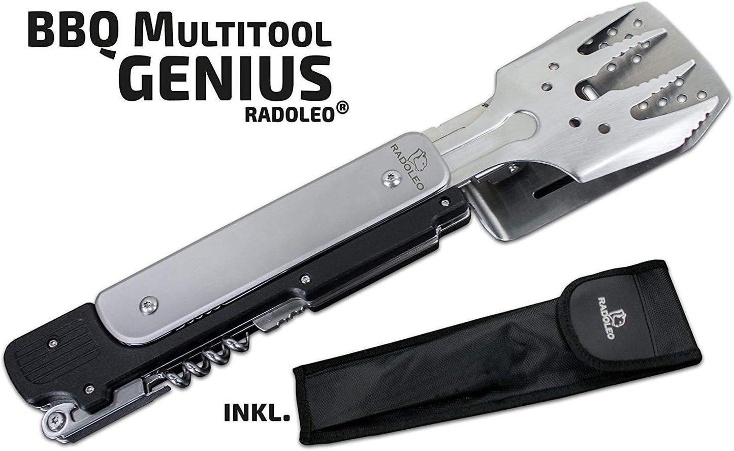 Grill-Multi-Tool-Set für Camping & Outdoor, 6-in-1