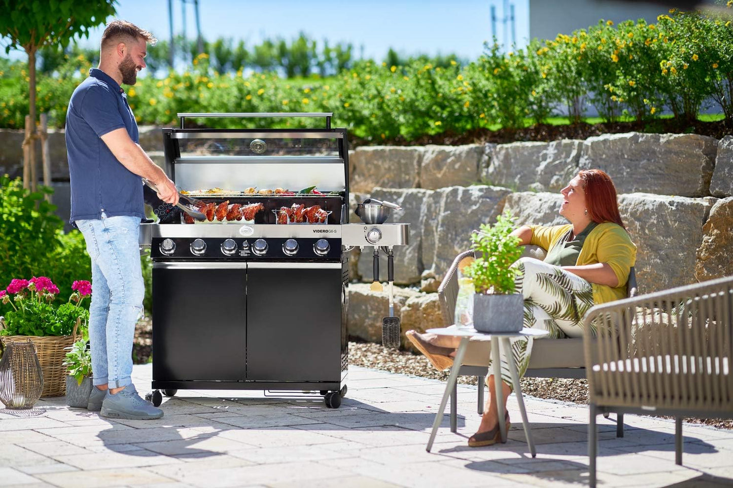 3-teiliges Barbecue-Set, Premium-Set 3-tlg.