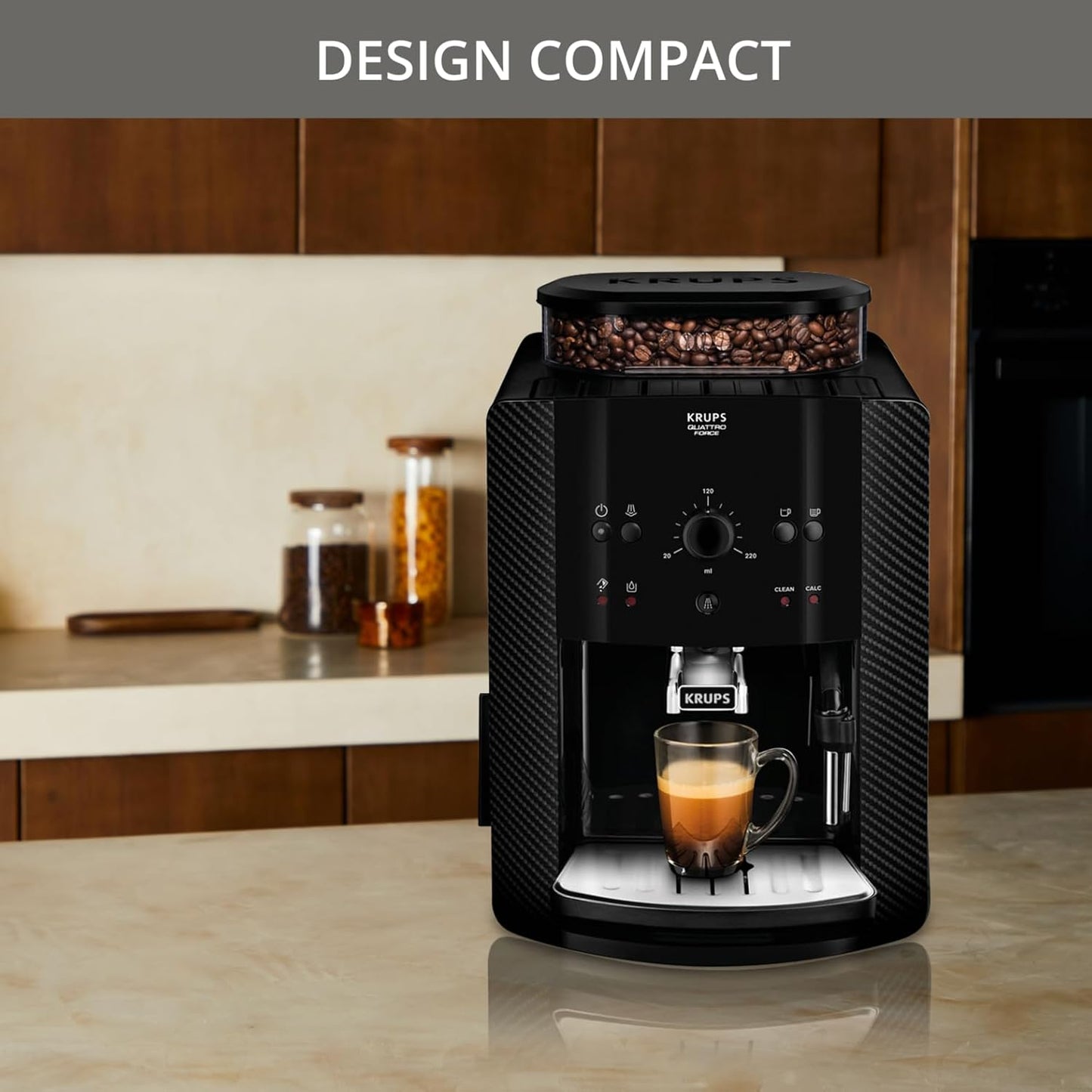 Automatische Espressomaschine YY8125FD mit Dampfdüse