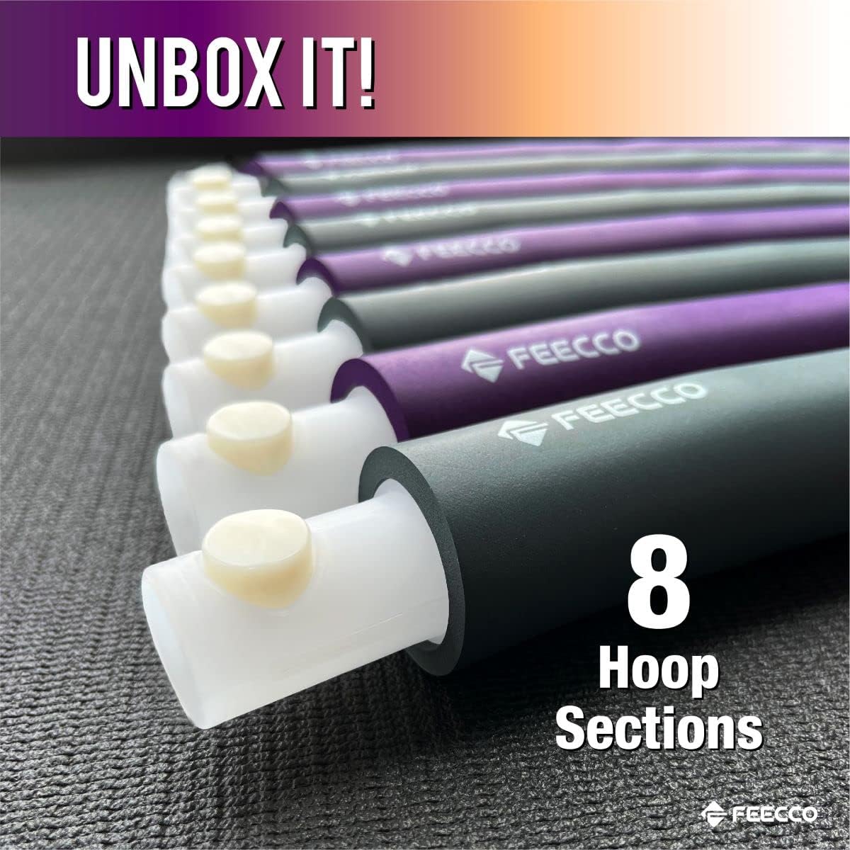 Hula Hoop Reifen, Lila 1,5 kg
