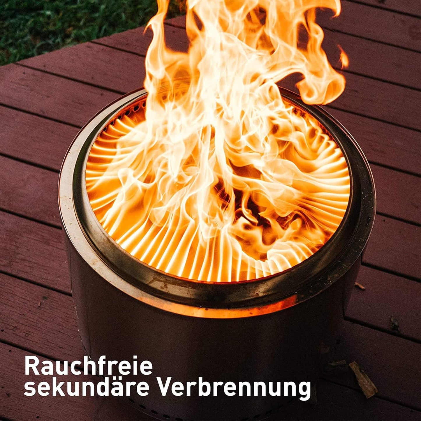 Feuerschale Ranger 2.0 für raucharmes Feuer, W/ Removable Ash Pan & Base Plate