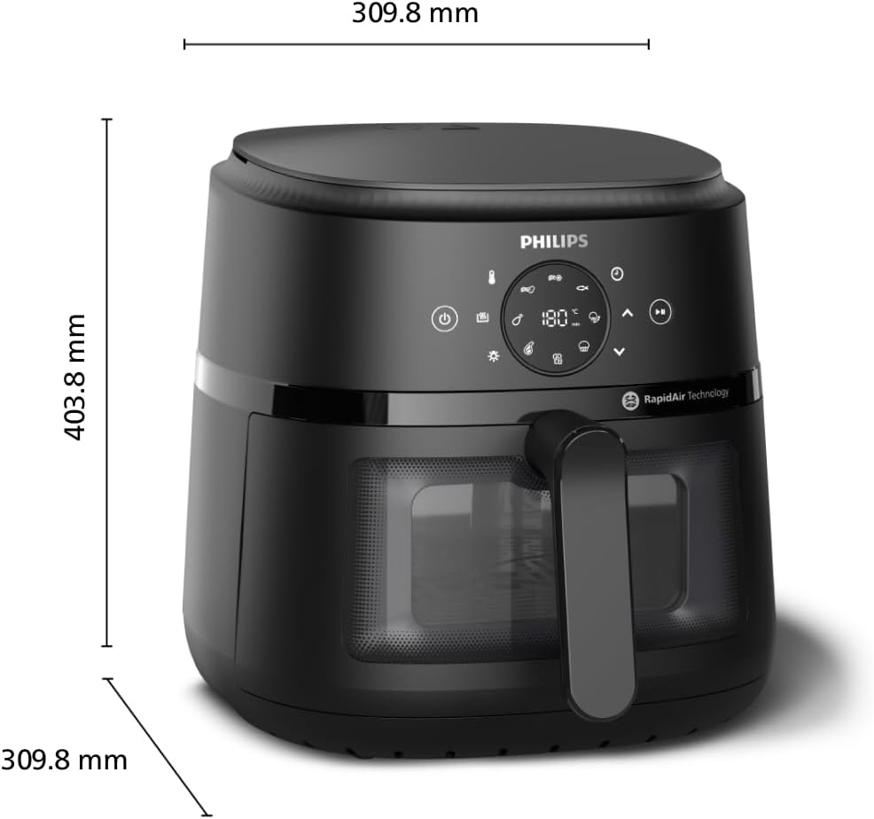 Airfryer mit 13 Funktionen, 6,2L, Standard - Gen 2 - 6,2L Schwarz