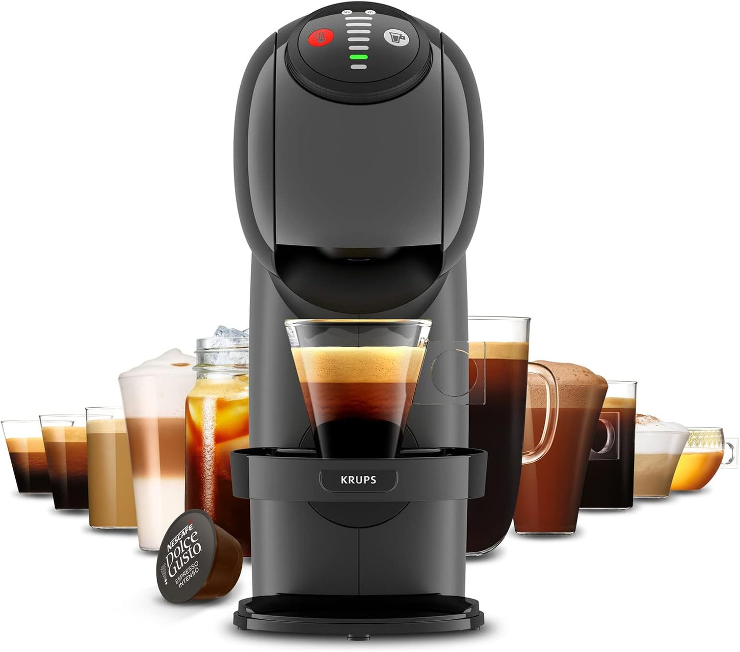 Kaffeekapselmaschine Genio S, Kaffeekapselmaschine KP243B Anthrazit