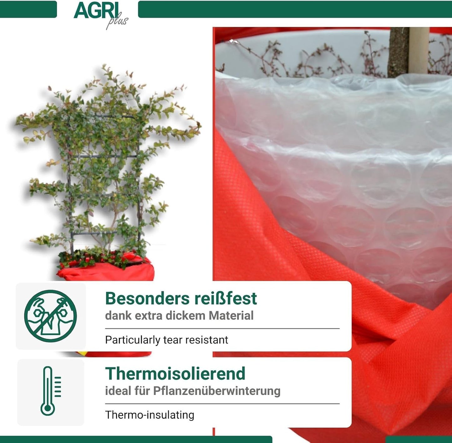 Deko Frostschutzvlies zur Pflanzenüberwinterung, Gelb