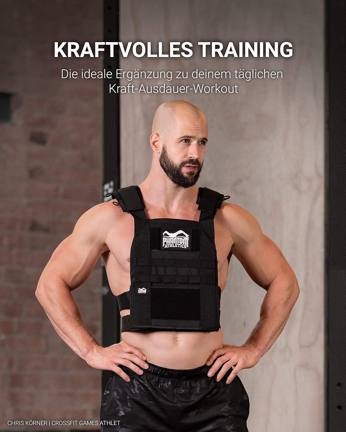 Verstellbare Gewichtsweste, Trainingsweste mit 6kg (13LB) Gewichtsplatten