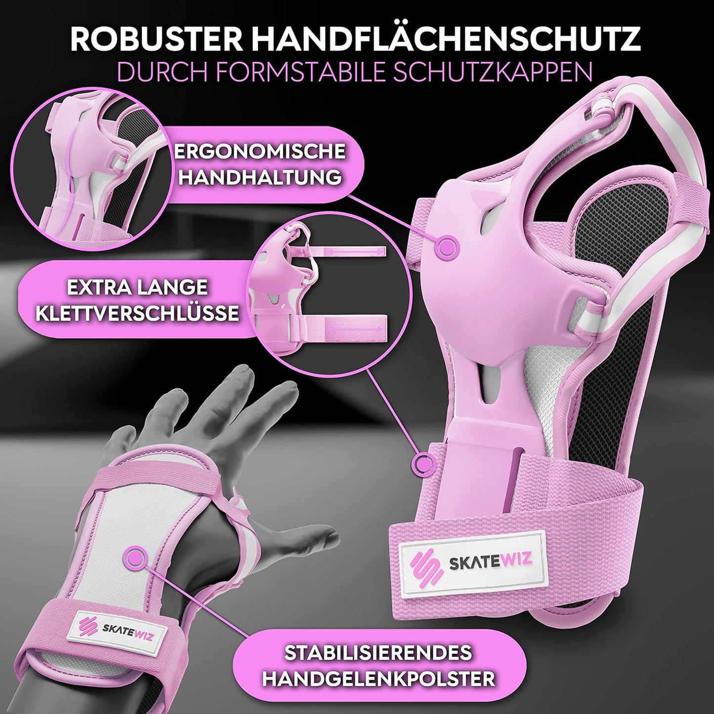 Schoner-Set, M - Jugendliche & Erwachsene / PINK WEIss