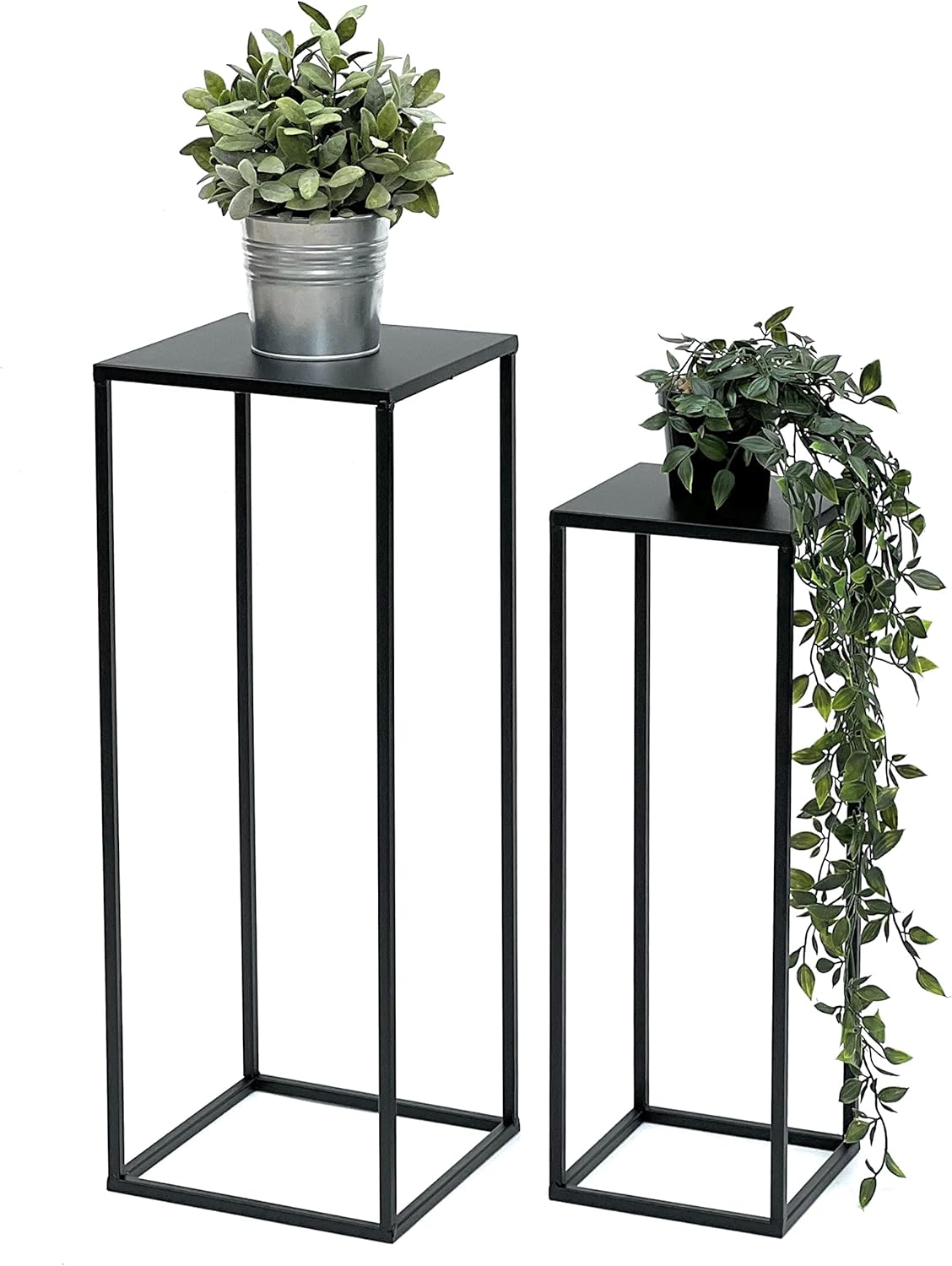 Blumenhocker & Beistelltisch Set (2-teilig)