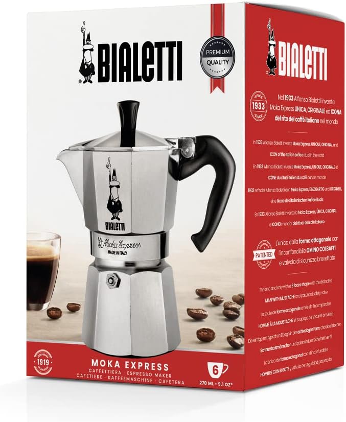 Moka Express für 6 Tassen, 6 Tassen
