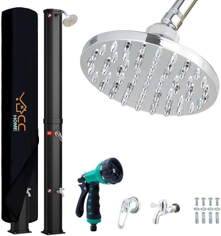 Solardusche mit Handbrause für Garten und Pool, 35L