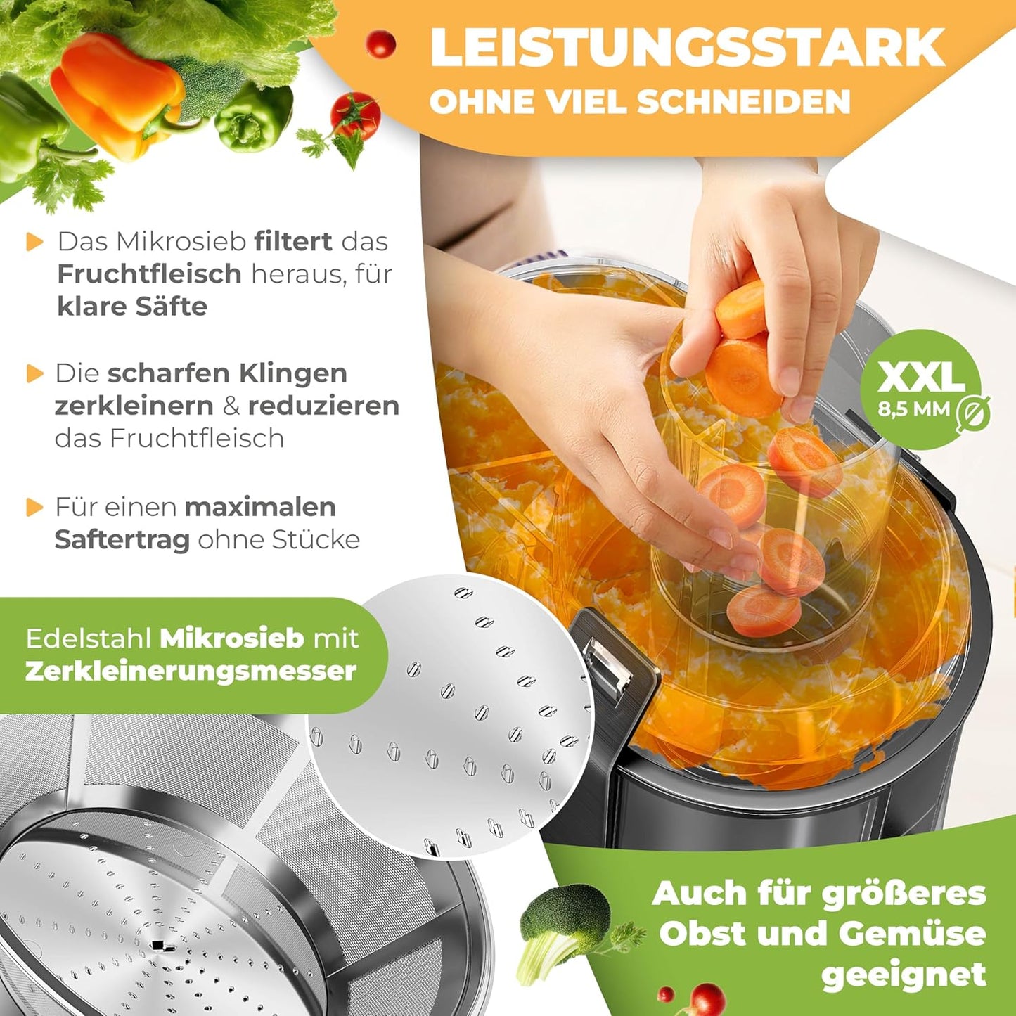 Zentrifugalentsafter, Anthrazit