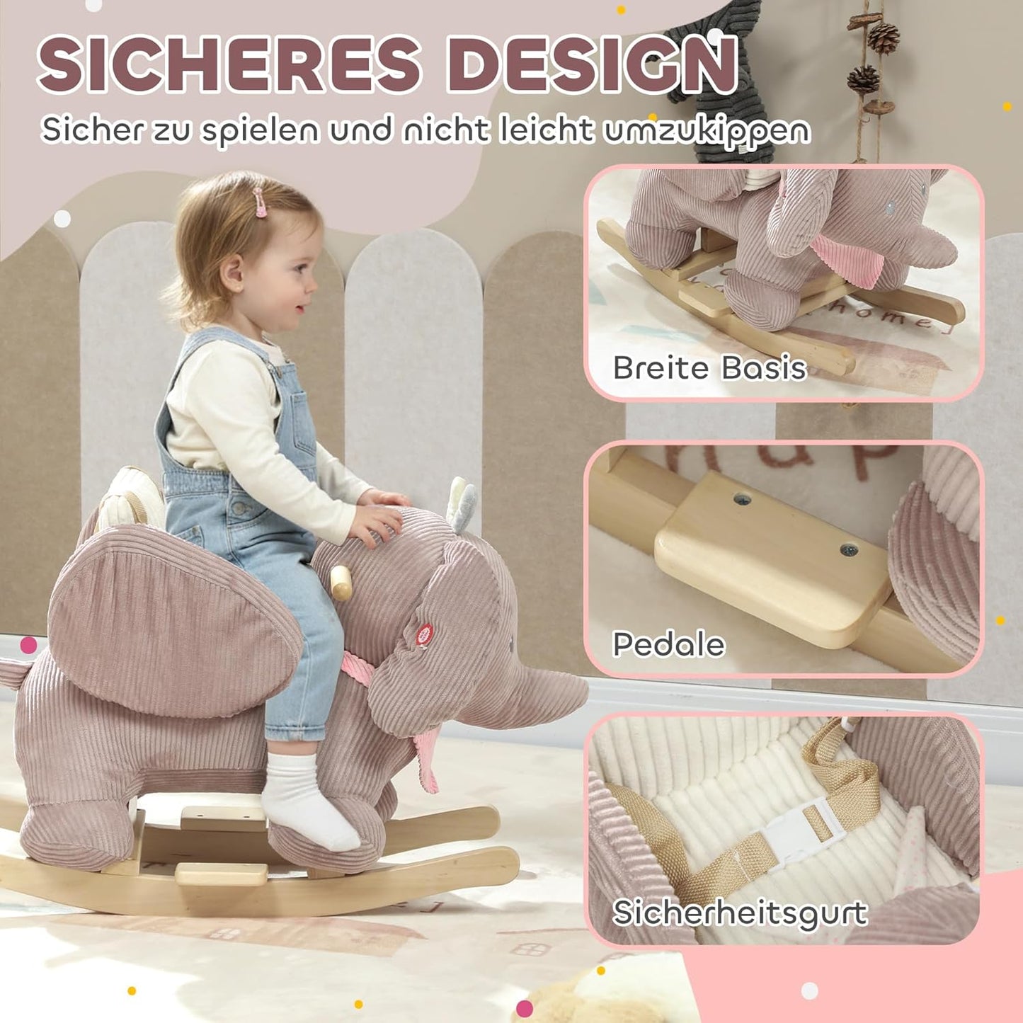 Schaukeltier Elefant