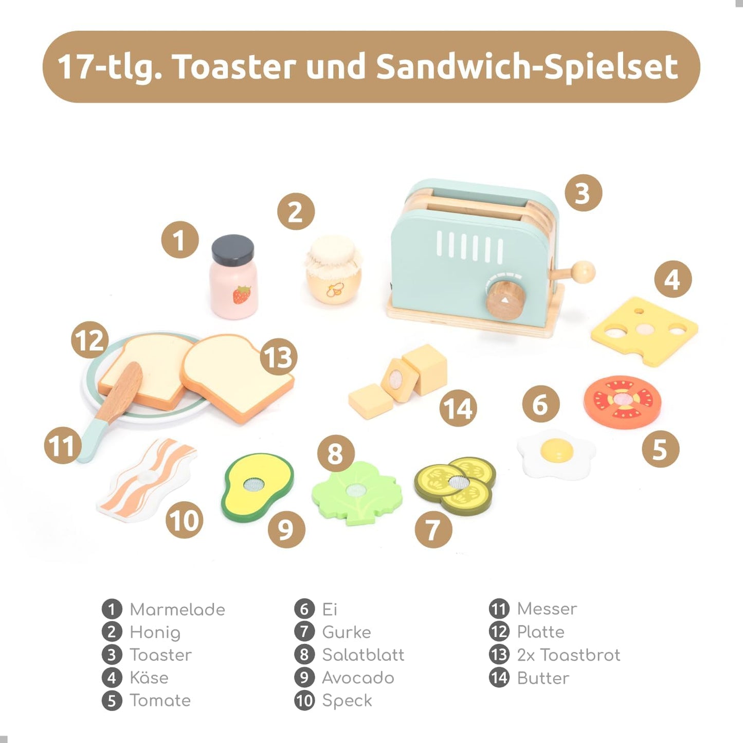 Toaster & Sandwich Set