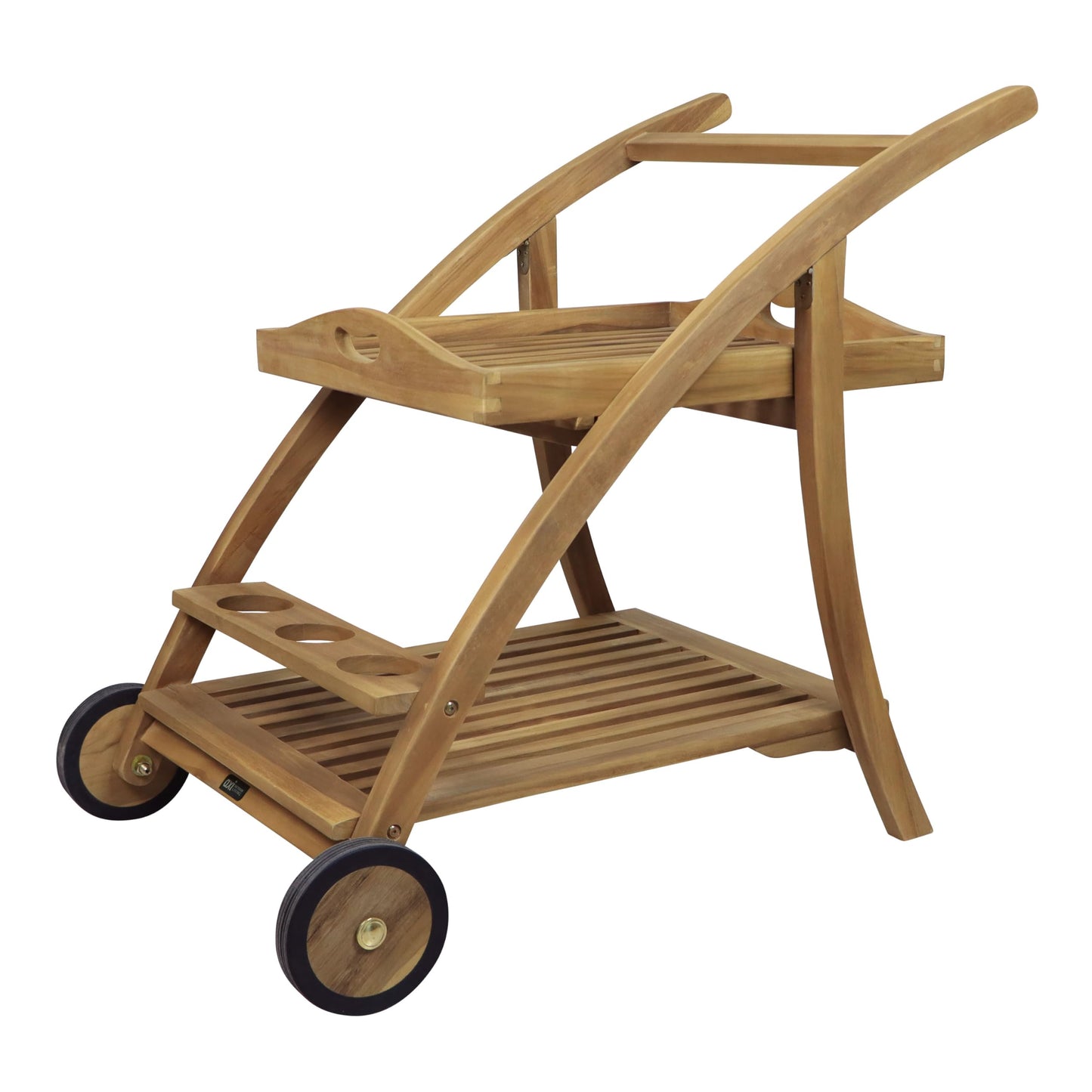 Adi Servierwagen mit abnehmbarem Tablett & Flaschenhalter