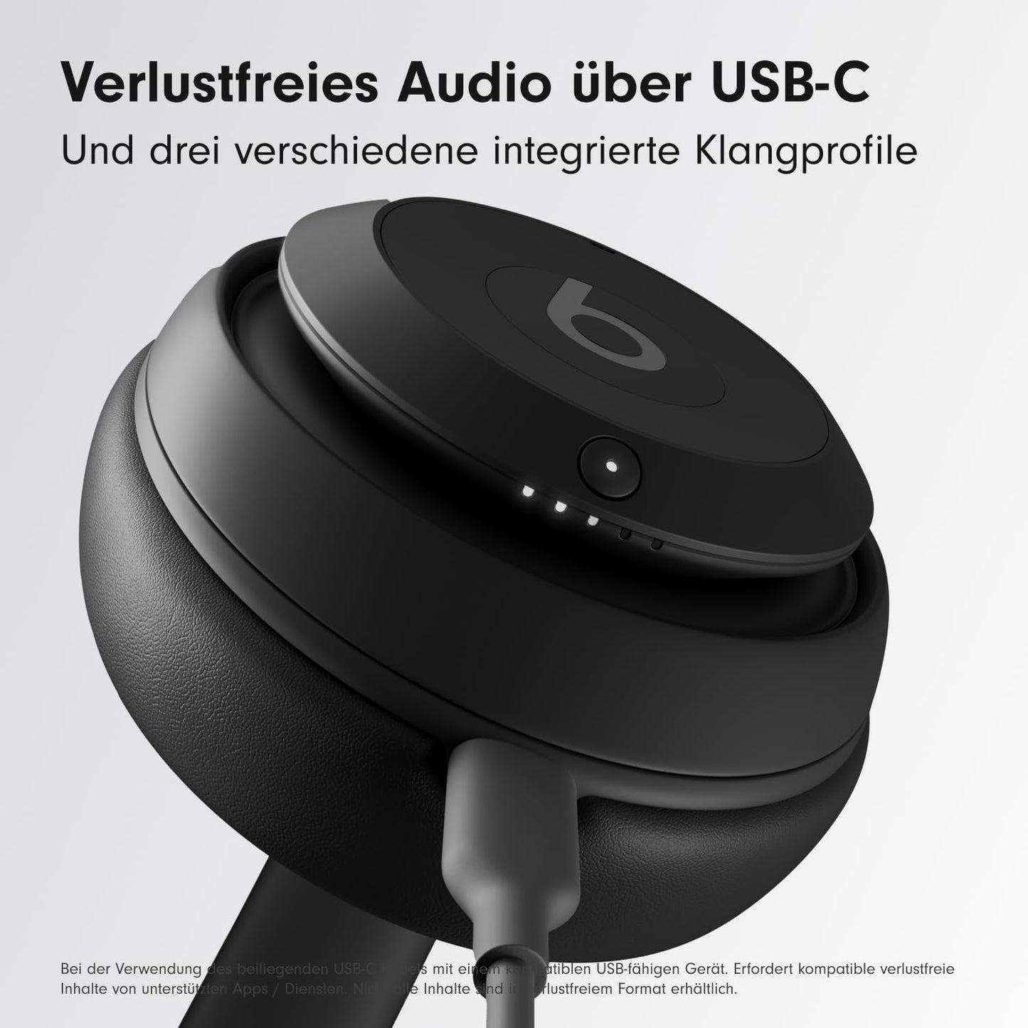 Bluetooth Noise Cancelling Kopfhörer mit 3D Audio Studio Pro, Schwarz