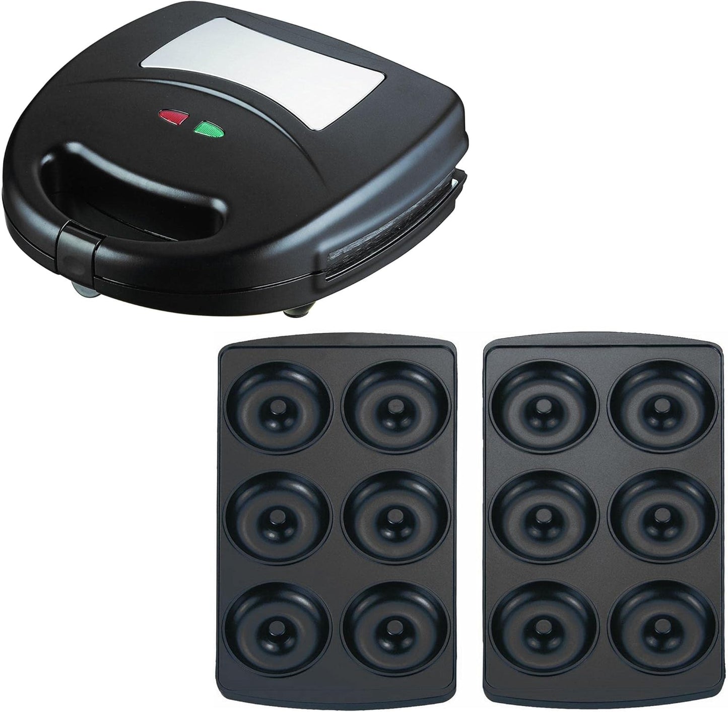 Donut Maker SM-1300W für 6 Donuts, antihaftbeschichtet