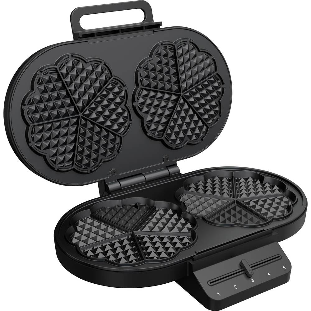 Waffeleisen für herzförmige Waffeln, Herzform Doppelt