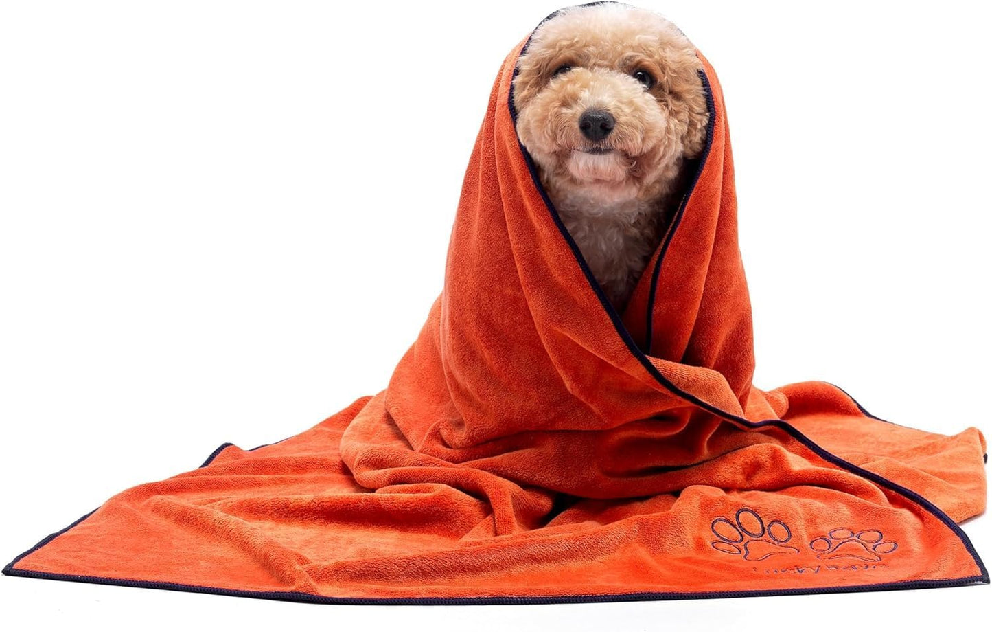 2er-Pack XL Hundehandtuch, Pack of 2 Bernstein