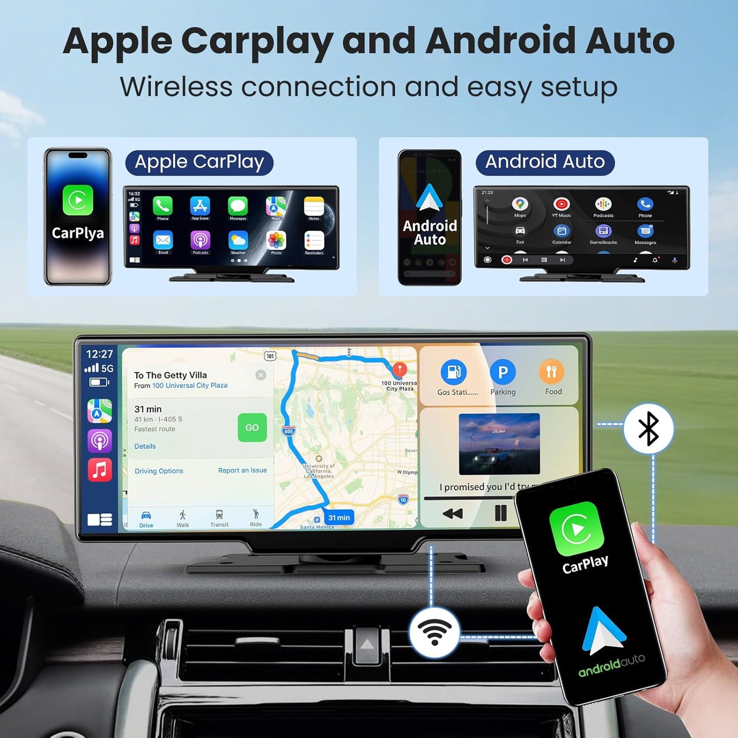 P1 Carplay Display mit Dashcam & Navigation, P1