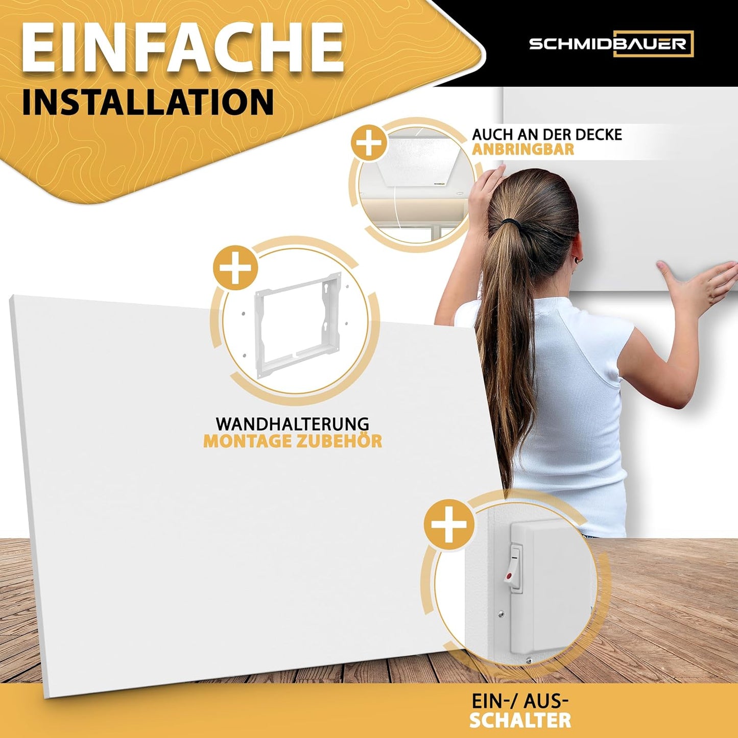 Infrarotheizung Concept 300, 300 Watt (3-6 m²)