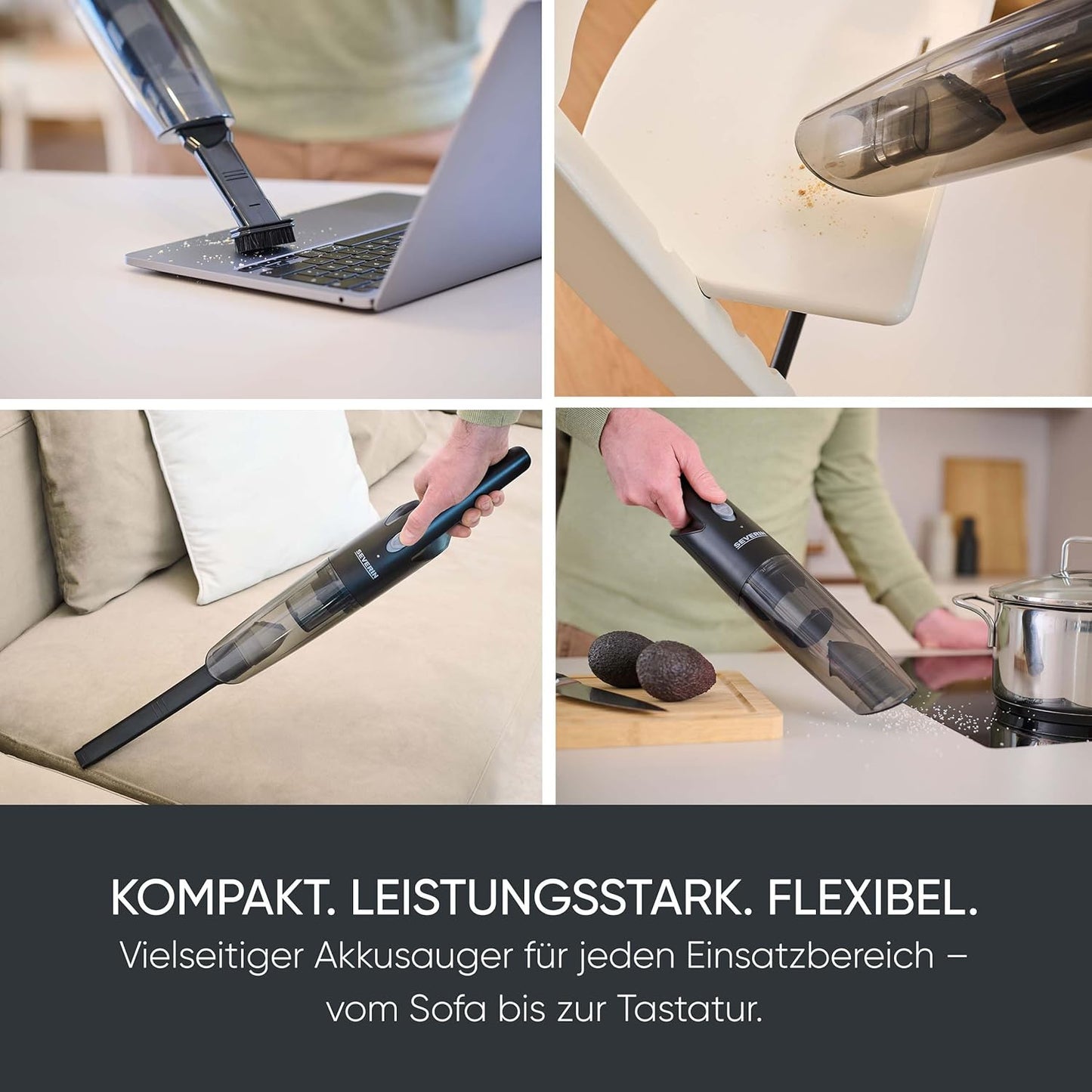 3-in-1 Akku-Handstaubsauger HV 7132, 3-in-1 mit Aufbewahrungsstation