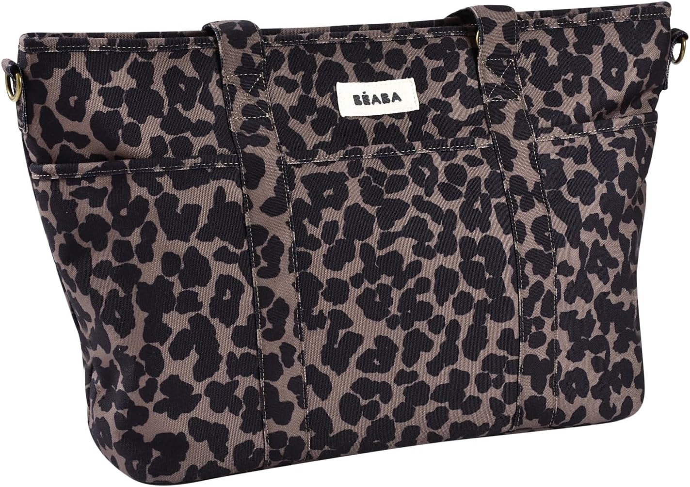 Wickeltasche Madrid, Leopard
