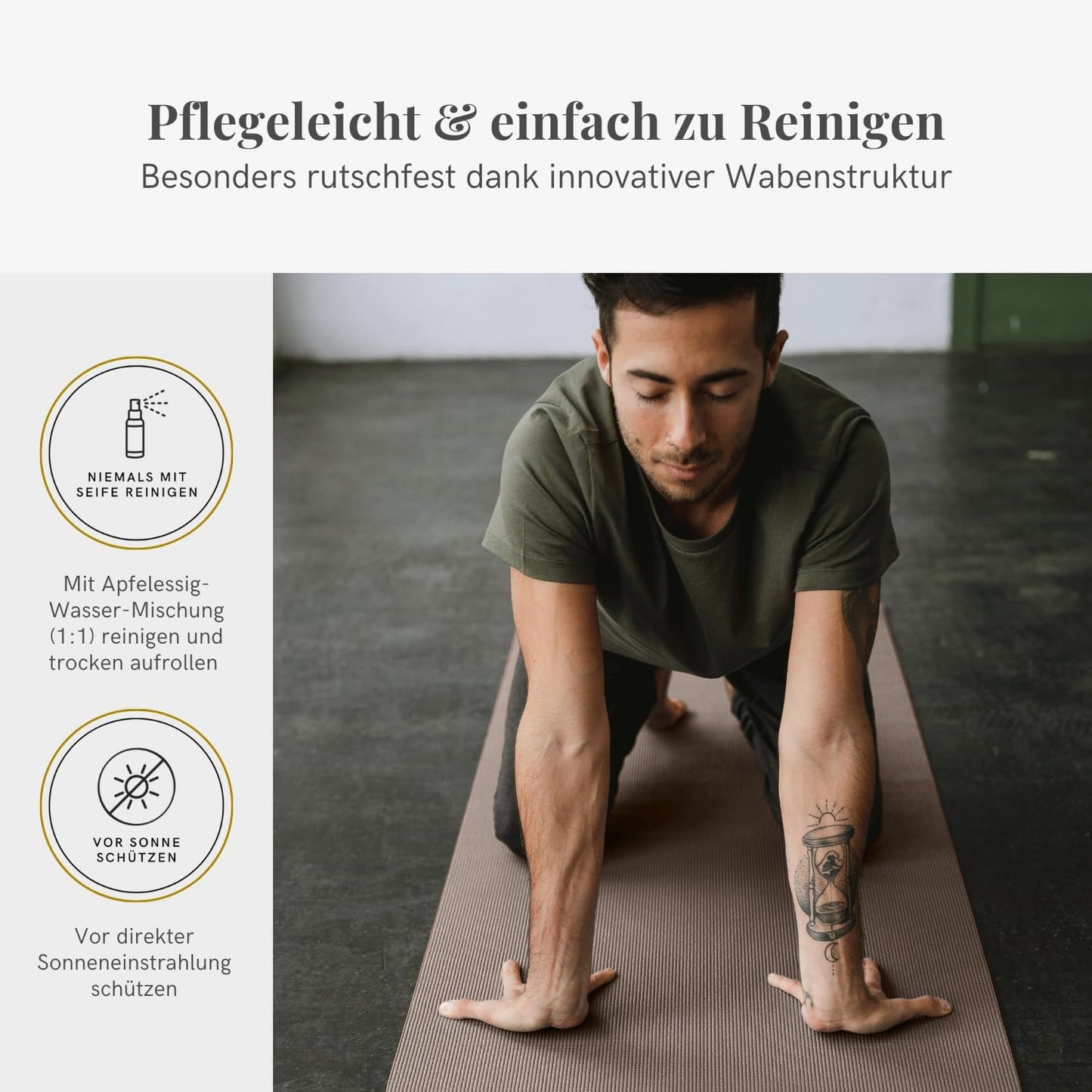 Yogamatte Mudra, Standard / Light Taupe