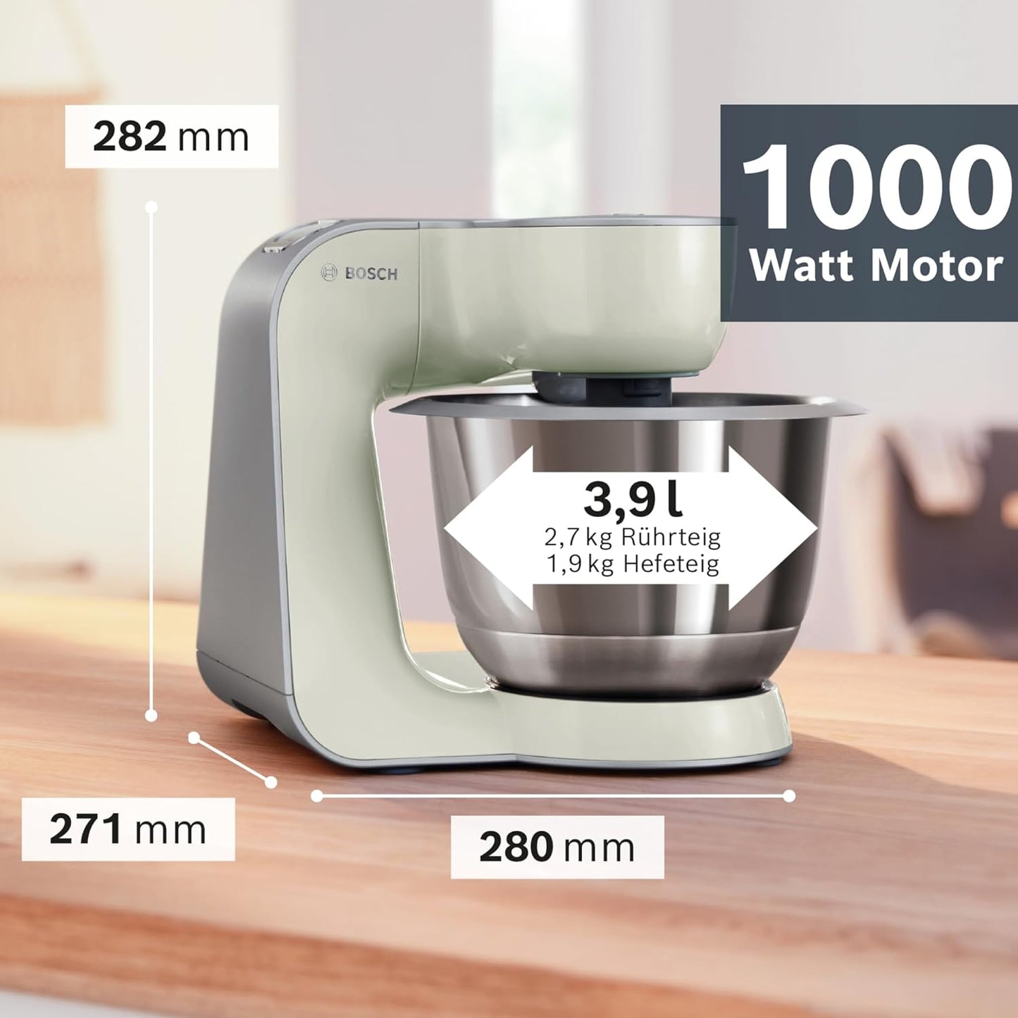 Küchenmaschine Serie 4 MUM58L20, Grau / Silber