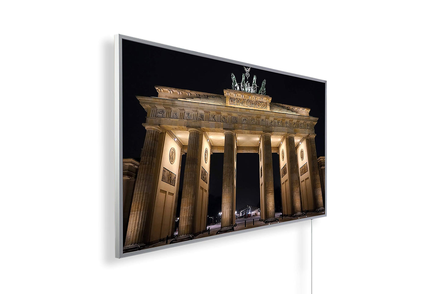 Bildheizung mit Thermostat, Motiv: 156. Brandenburger Tor ca. 26m²