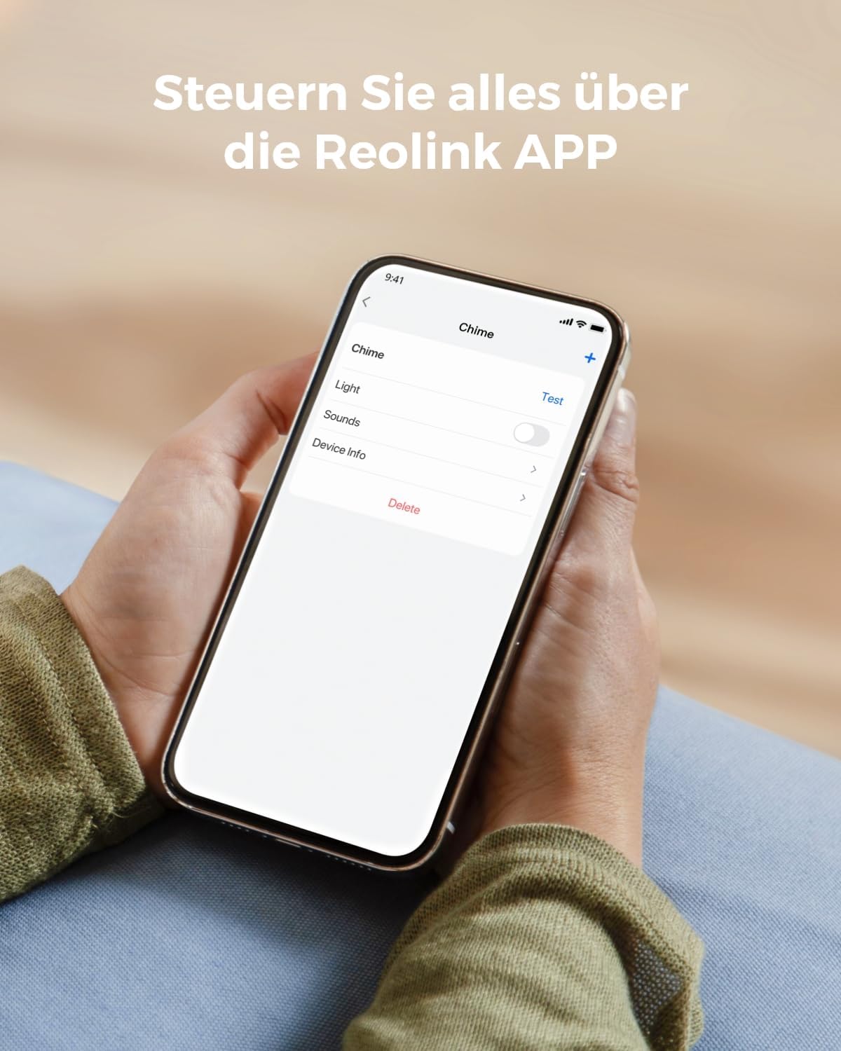 Chime Plus für Video-Türklingel WiFi/PoE mit Hardware V2 od. höherer Version, Weiss