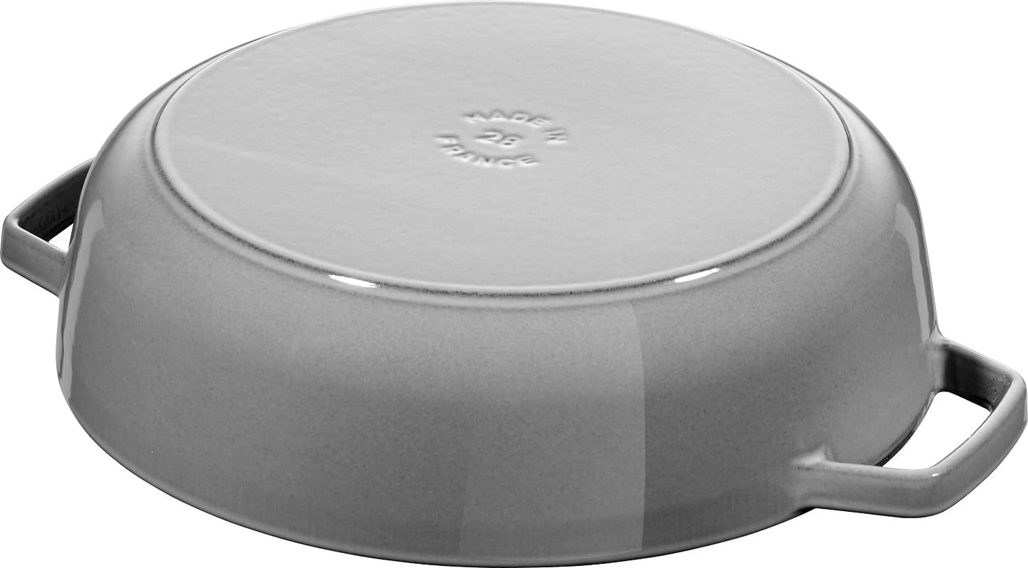 Bräter mit Chistera Drop-Structure, Graphitgrau 24 cm