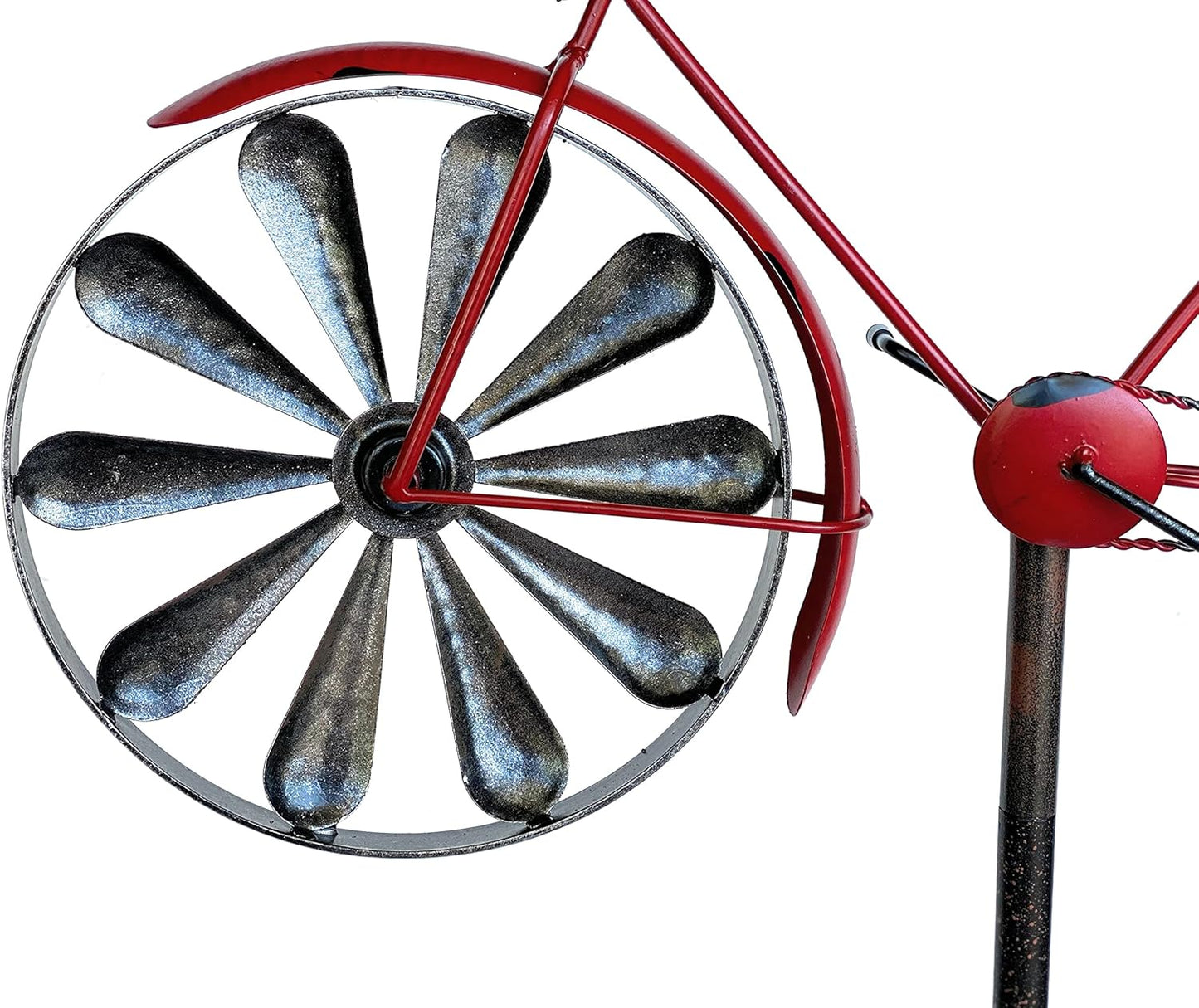 Gartenstecker Fahrrad XL mit Windspiel 96100