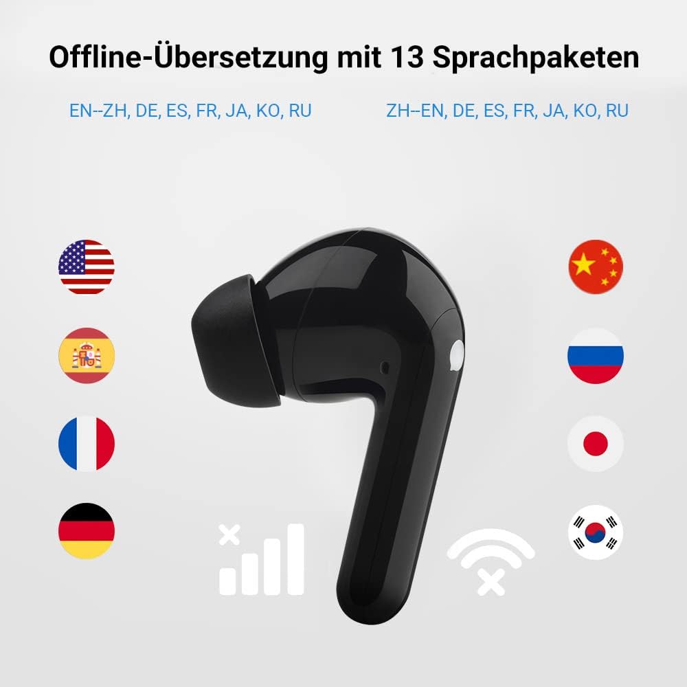 M3 Übersetzungsgerät, Schwarz Offline-Paket inklusive