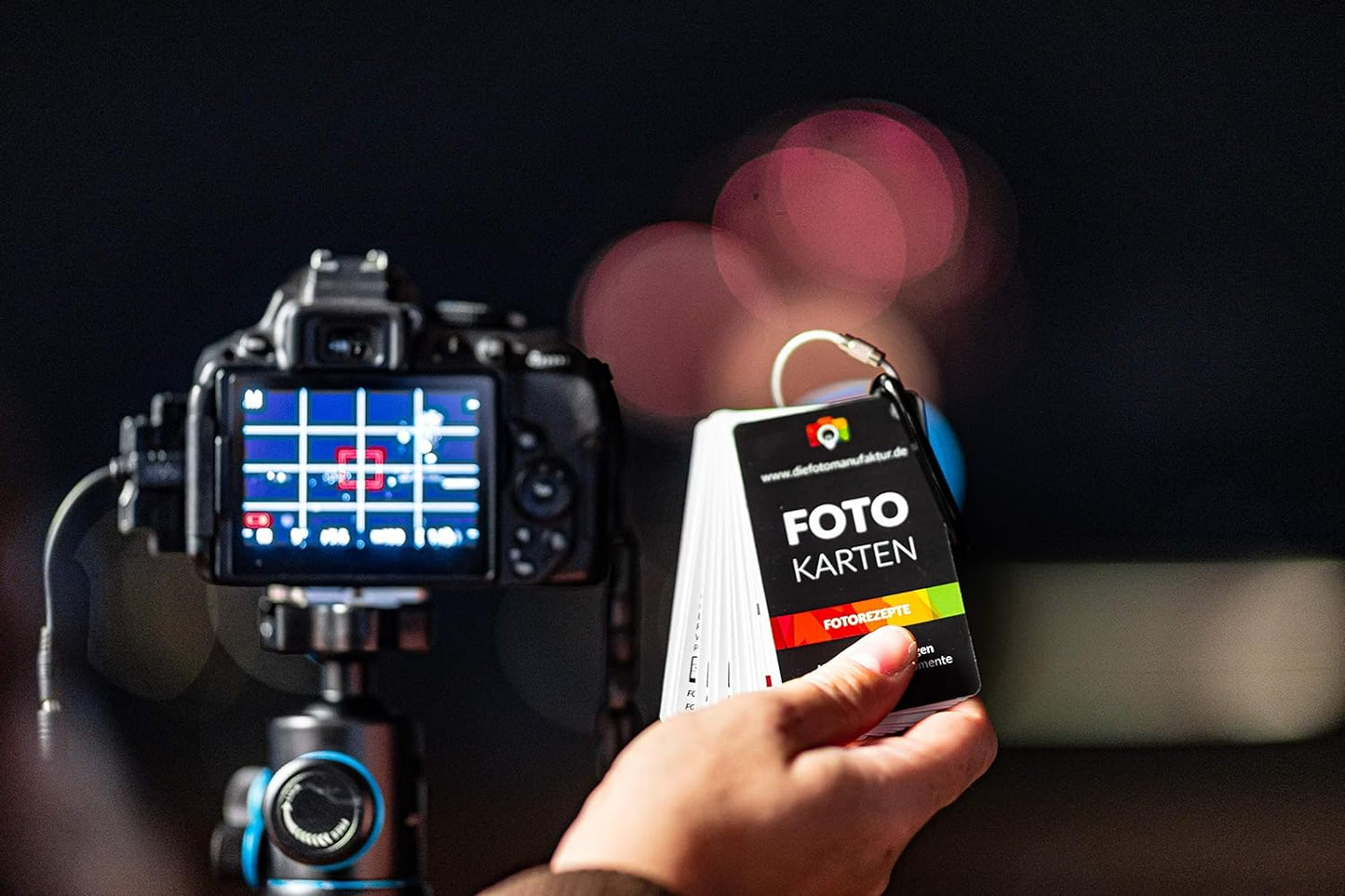 Fotokarten mit Kameraeinstellungen (20 Stück), Fotorezepte Kameraeinstellungen