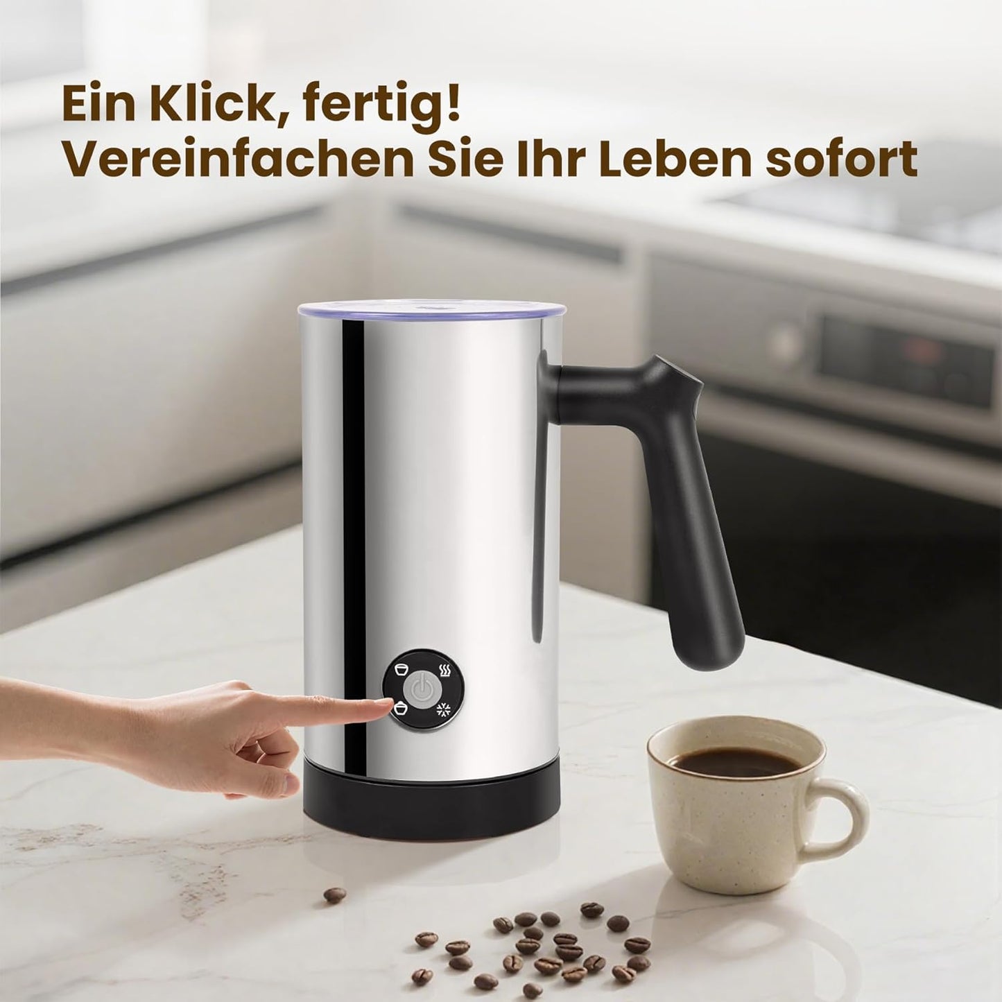 Elektrischer 4-in-1 Milchaufschäumer