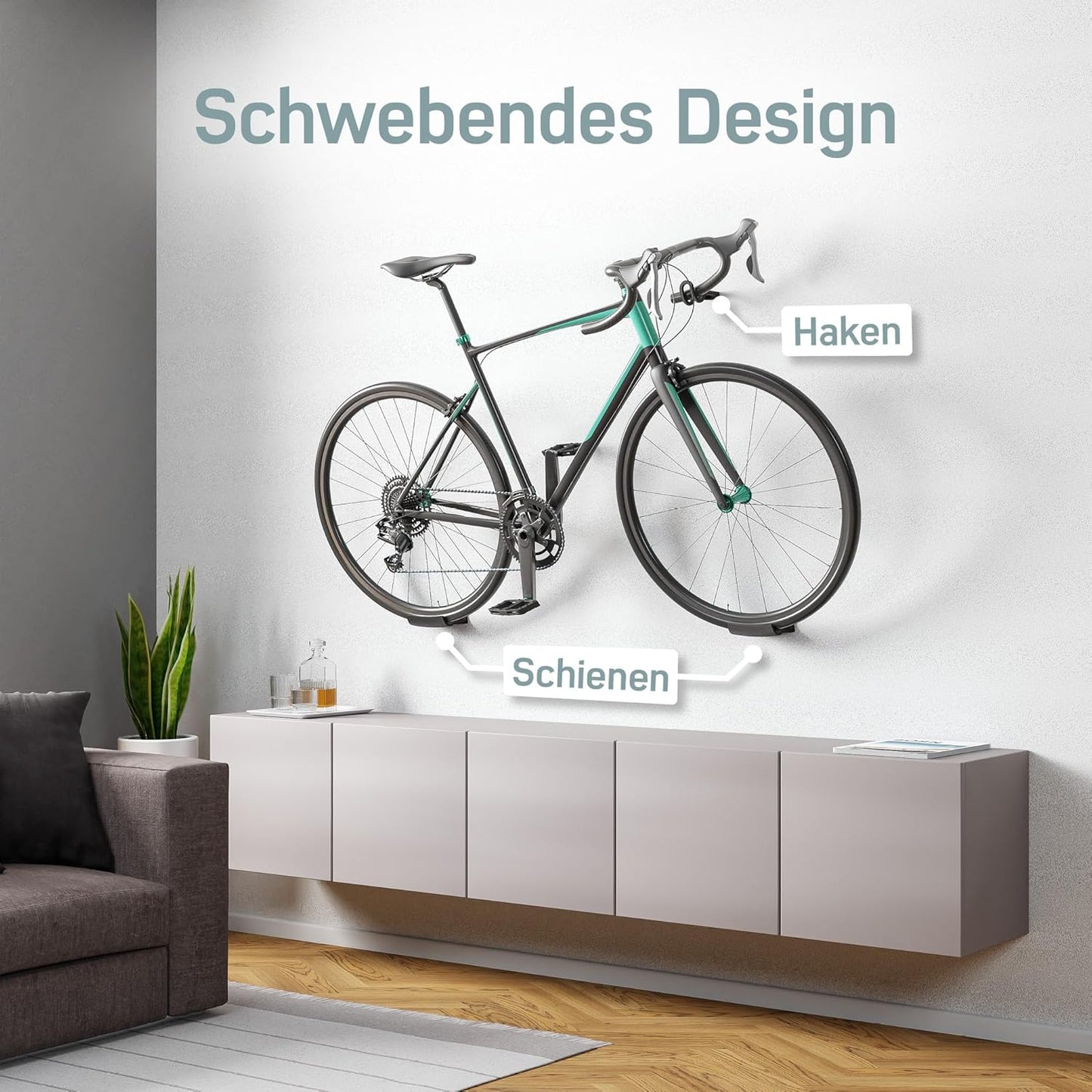 Rennrad Wandhalterung