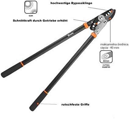 Bypass Getriebe-Astschere 80cm, Astschere 80cm Bypass
