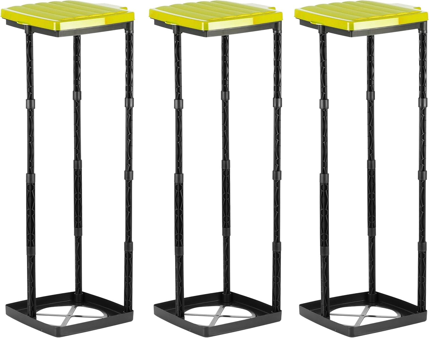 3er-Set Müllsackständer-Set für gelbe Säcke, 3 Stück