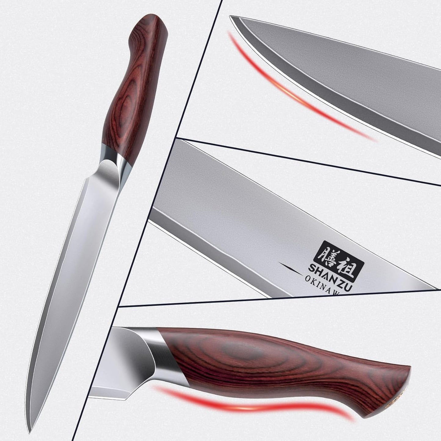 Allzweck-Kochmesser Okinawa-Serie, Allzweckmesser 15cm