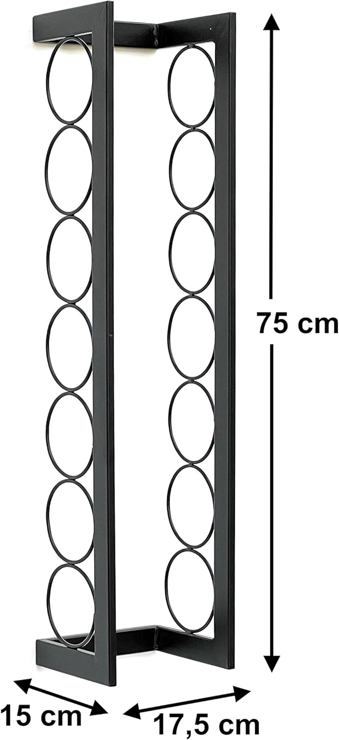 Weinregal Wandhalter für 7 Flaschen