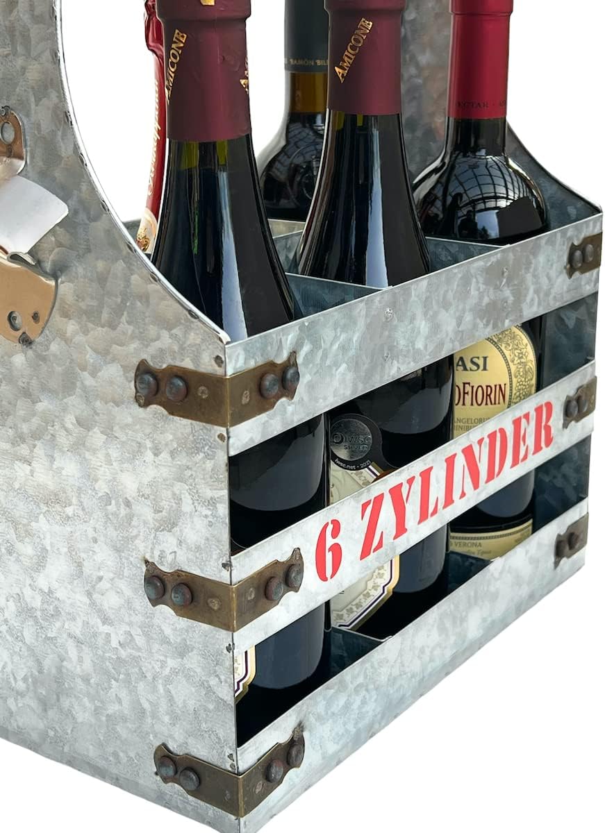 Weinflaschenhalter mit Öffner
