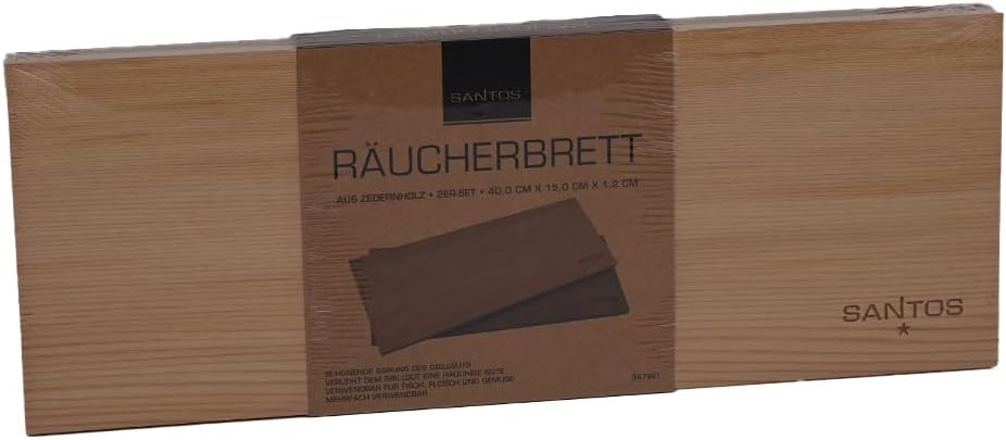 2-teiliges Räucherbretter-Set, 40x15cm